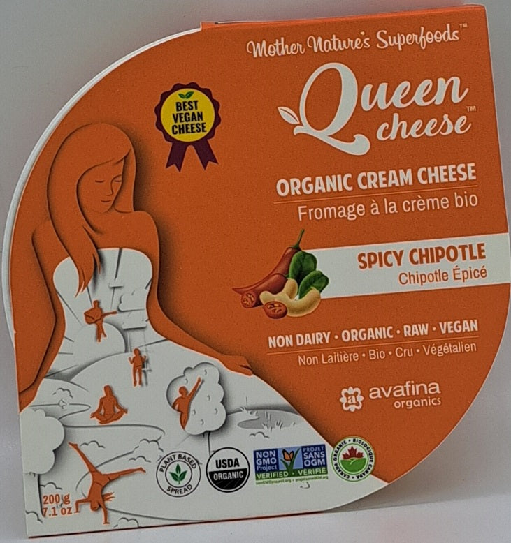 Avafina Queen Cheese Vegan Spread - Spicy Chipotle 200g