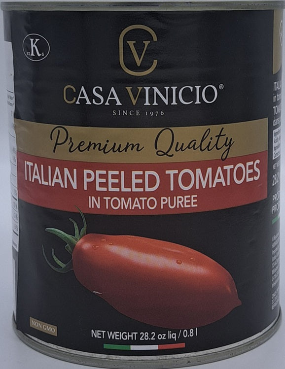 Casa Vinicio Italian Peeled Tomatoes in Tomato Puree 800ml – East