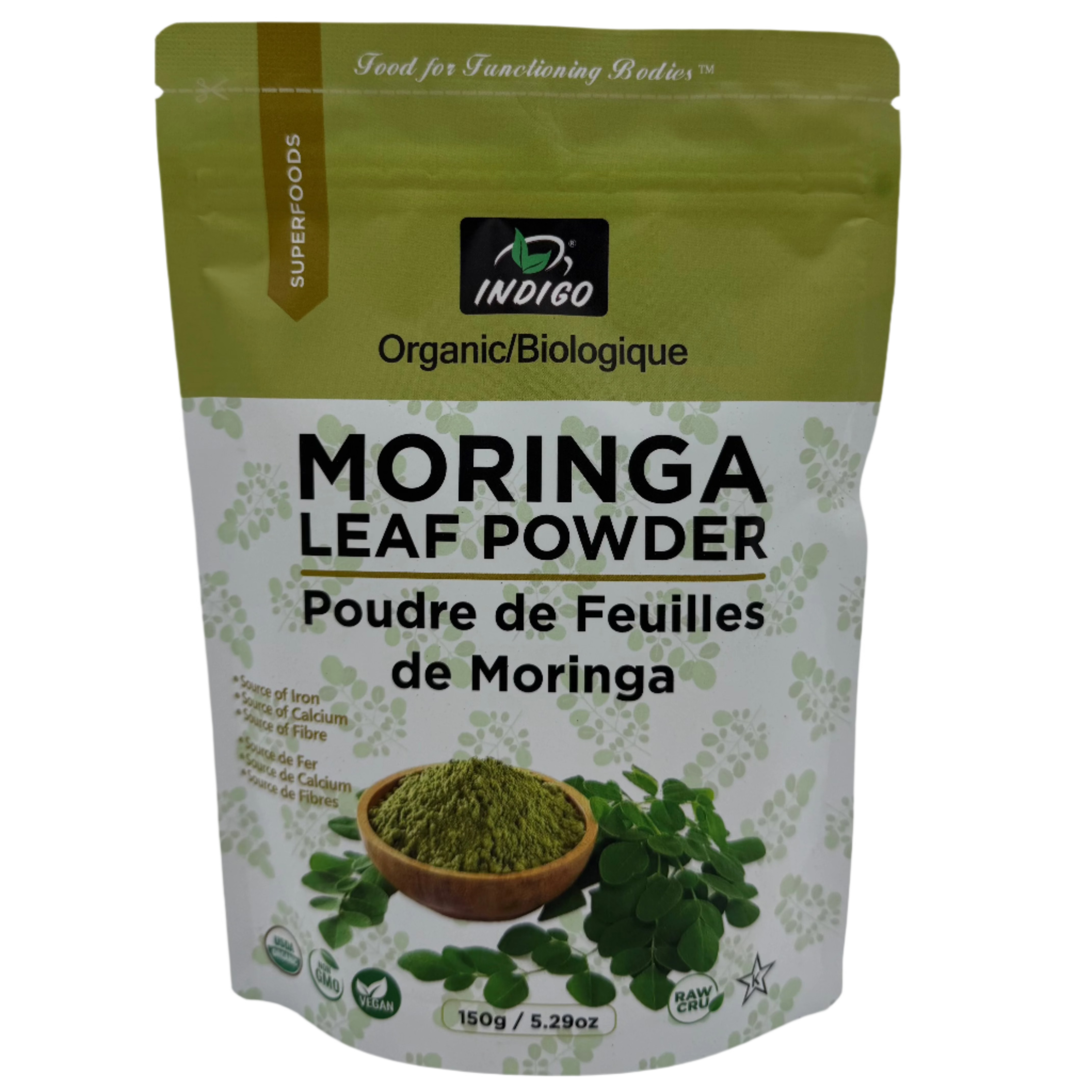 Indigo Organic Moringa Leaf Powder 150g – East West Markets