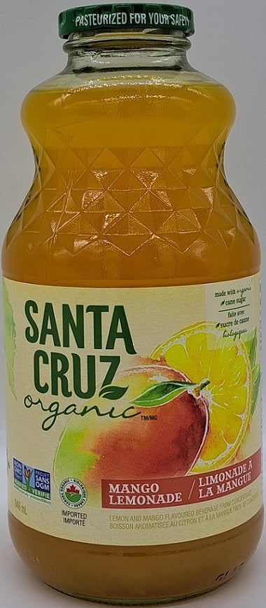 Santa Cruz Organic Mango Lemonade 946ml East West Markets