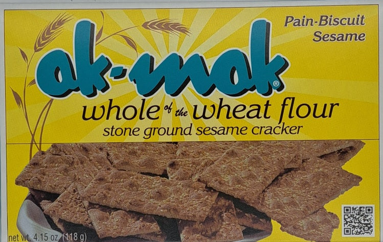 AK-MAK Whole Wheat Sesame Cracker 118g