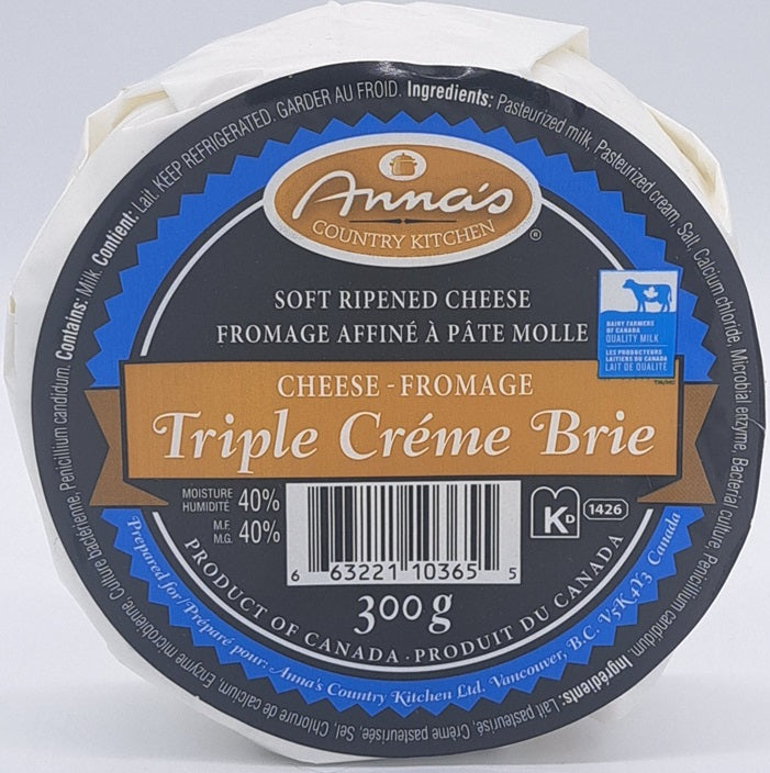 Anna's Triple Crème Brie Cheese 300g