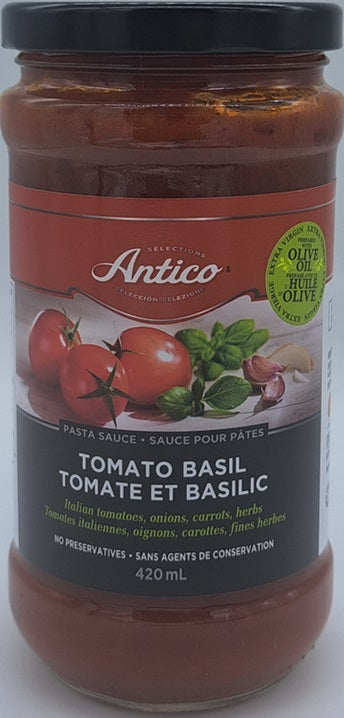 Antico Pasta Sauce - Tomato Basil 420ml