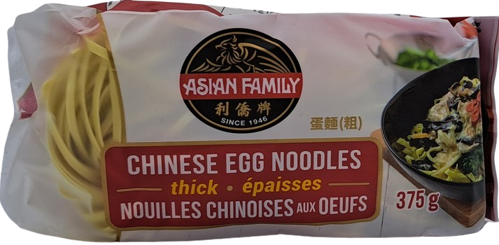 Asian Family Chinese Thick Egg Noodles 375g