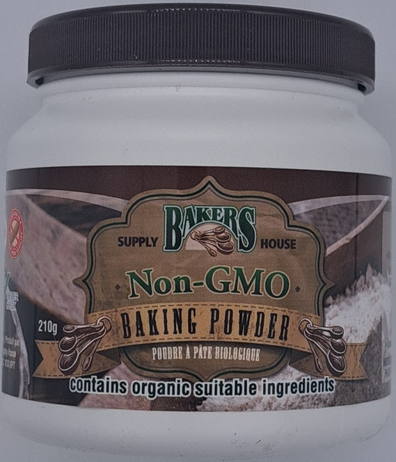 Bakers Organic Non-GMO Baking Powder 210g
