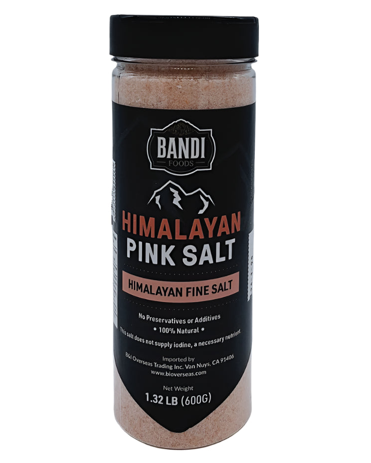 Bandi Foods Himalayan Pink Salt Fine 600g