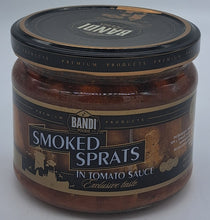 Load image into Gallery viewer, Bandi Smoked Sprats in Tomato Sauce 280g
