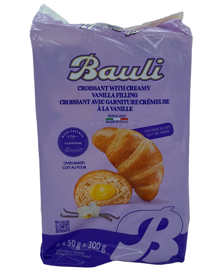 Bauli Croissant with Creamy Vanilla Filling 6X50g