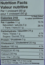 Load image into Gallery viewer, Bauli Croissant with Creamy Vanilla Filling 6X50g
