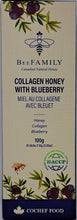 Load image into Gallery viewer, Bee Family Collagen Honey With Blueberry 10 Sticks x 10g
