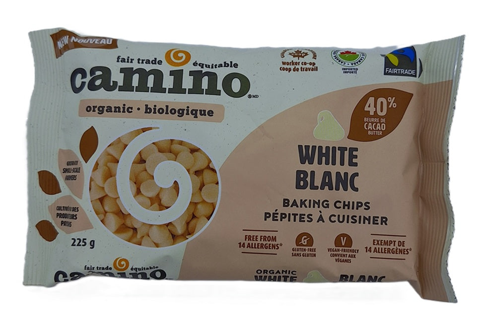Camino Organic White Chocolate Baking Chips 225g