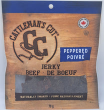 Load image into Gallery viewer, Cattleman&#39;s Cut Beef Jerky - Peppered 70g
