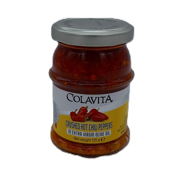 Colavita Crushed Hot Chili Peppers in Extra Virgin Olive Oil 135g
