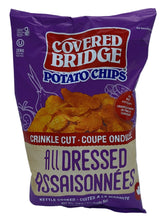 Load image into Gallery viewer, Covered Bridge All Dressed Crinkle Cut Potato Chips 170g
