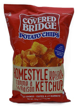 Load image into Gallery viewer, Covered Bridge Homestyle Ketchup Kettle Potato Chips 170g
