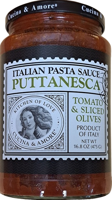 Cucina & Amore Puttanesca Pasta Sauce (475g)