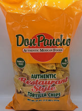 Load image into Gallery viewer, Don Pancho Restaurant Style Tortilla Chips 595g
