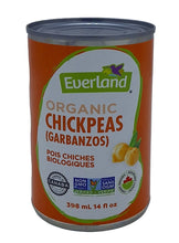 Load image into Gallery viewer, Everland Organic Chickpeas 398mL
