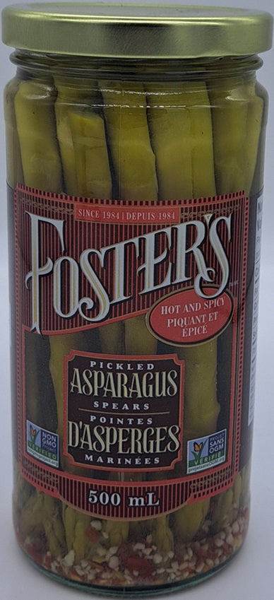 Foster's Hot & Spicy Pickled Asparagus 500ml