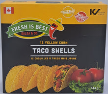 Load image into Gallery viewer, Fresh Is Best Yellow Corn Taco Shells 144g
