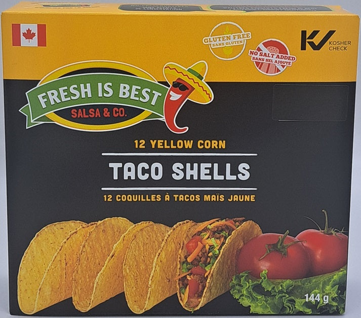 Fresh Is Best Yellow Corn Taco Shells 144g
