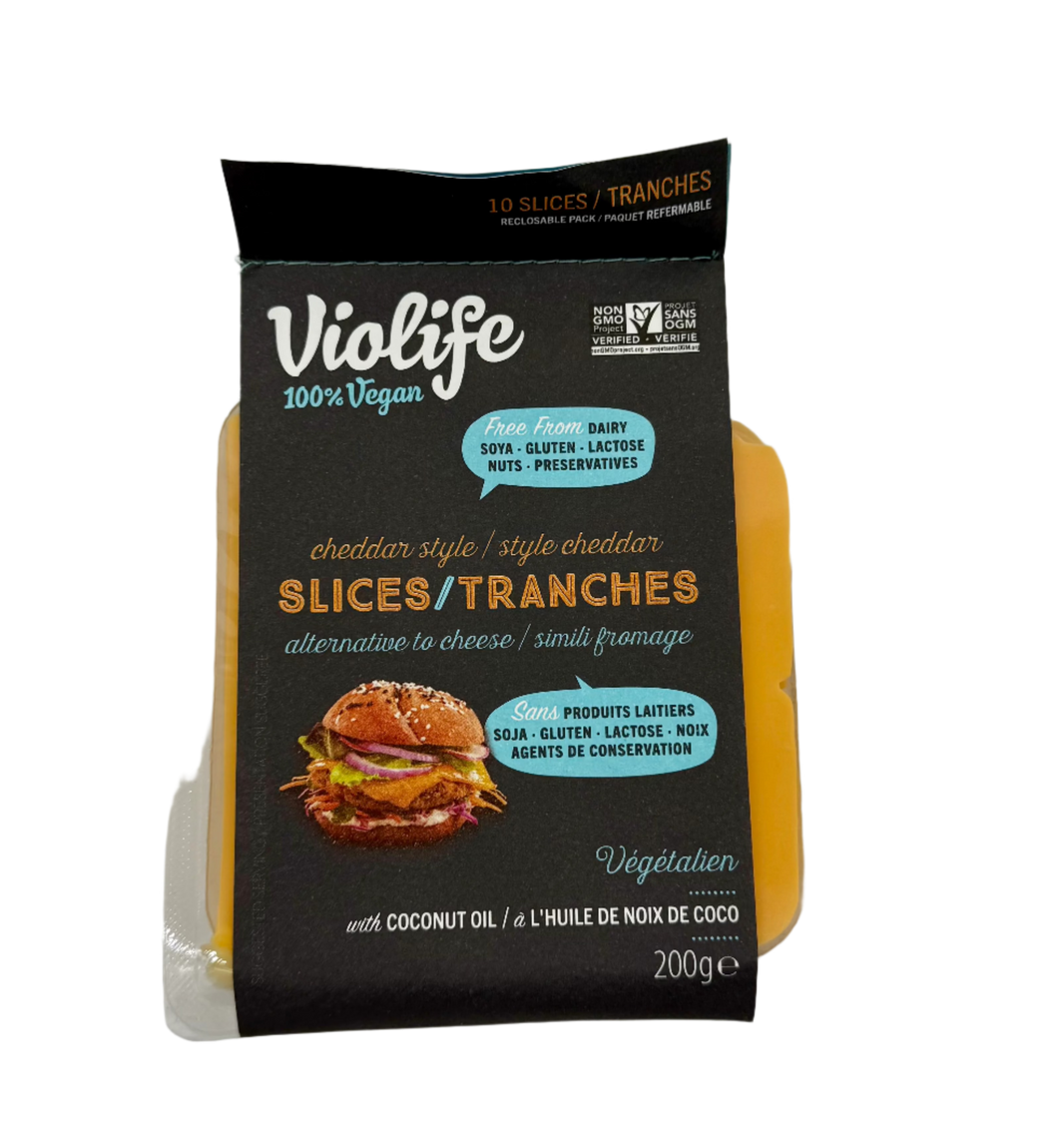 Violife Vegan Cheddar Style Slices (200g)