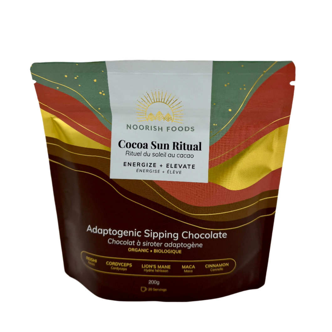 Nourish Foods - Cocoa Sun Ritual Apoptogenic Sipping Chocolate (200g)