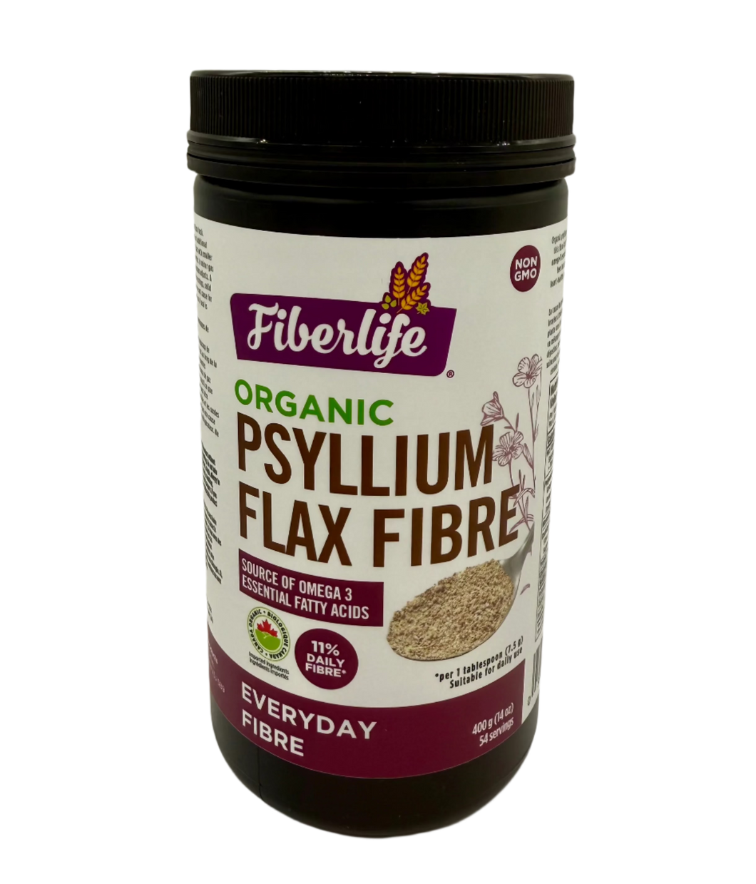 Fiberlife - Organic Psyllium Flax Fiber (400g)