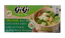 Load image into Gallery viewer, Gigi Organic Basil and Garlic Stock Cubes 110g

