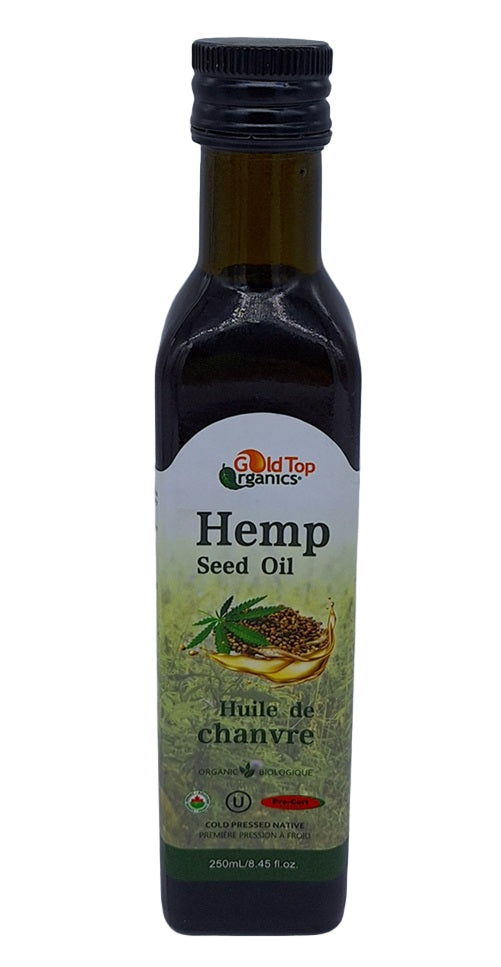 Gold Top Organics Hemp Seed Oil 205mL