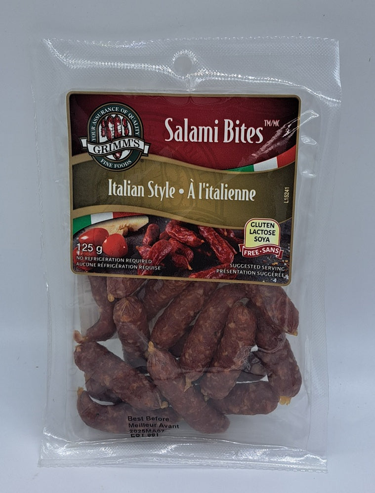 Grimms Italian Style Salami Bites 125g