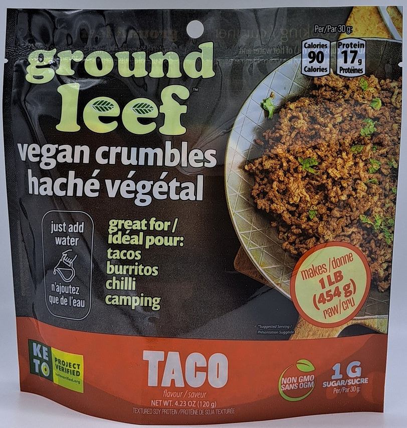 Ground Leef Vegan Crumbles - Taco 100g