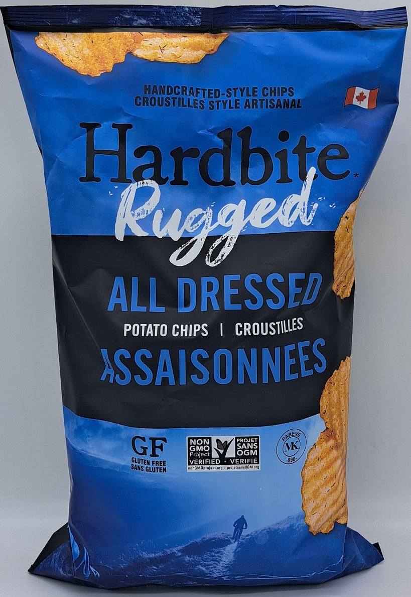 Hardbite Rugged All Dressed Potato Chips 275g