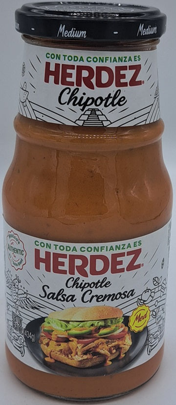 Herdez Chipotle Salsa Cremosa 434g