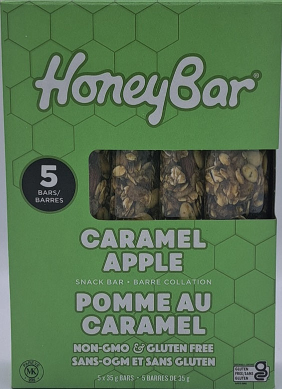 Honey Bar Caramel Apple Snack Bar 5x35g