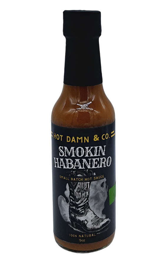 Hot Damn & Co. Smoked Habanero Small Batch Hot Sauce 5oz