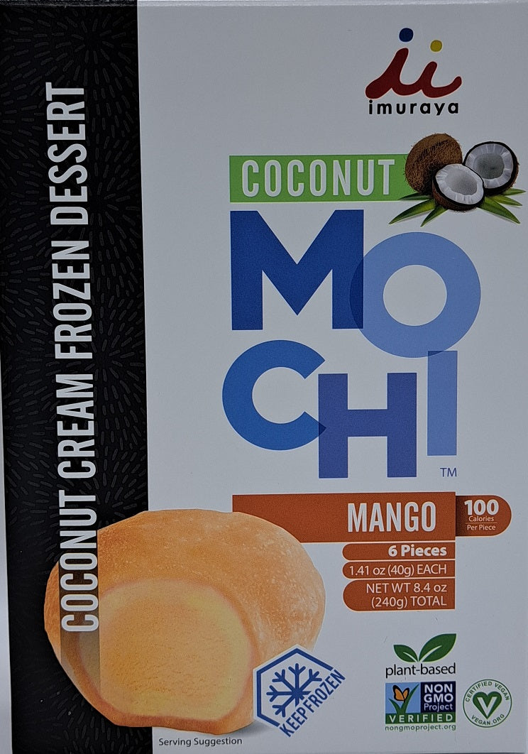 Imuraya Coconut Mochi - Mango 6 x 40g