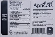 Load image into Gallery viewer, Jasmine Foods Dried Apricots 250g
