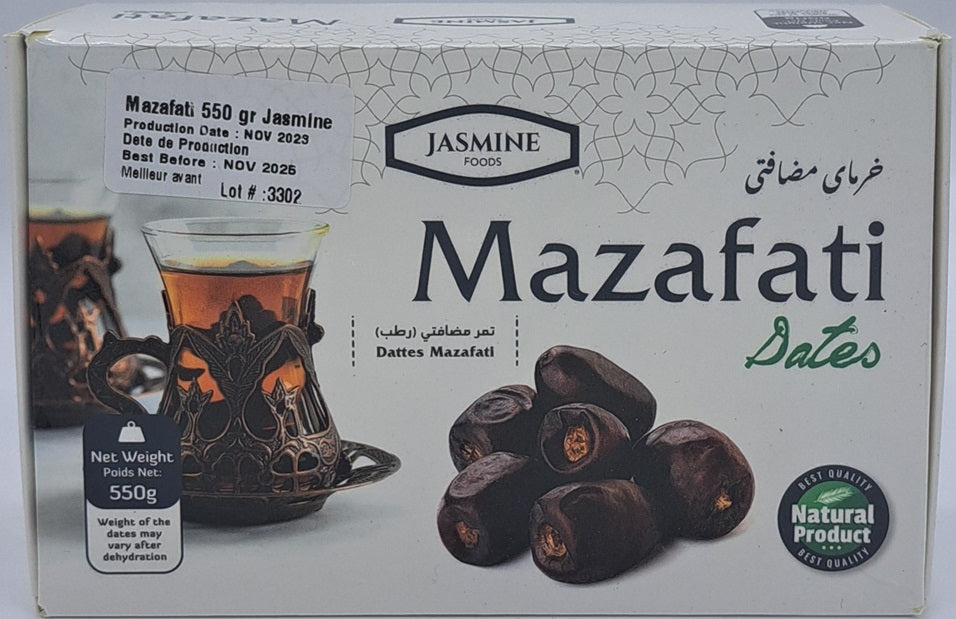 Jasmine Foods Mazafati Dates 550g