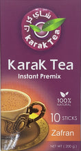 Load image into Gallery viewer, Karak Tea Instant Premix with Saffron 10 sticks X 20g
