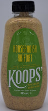 Load image into Gallery viewer, Koops Gluten-free Prepared Horseradish Mustard 325ml
