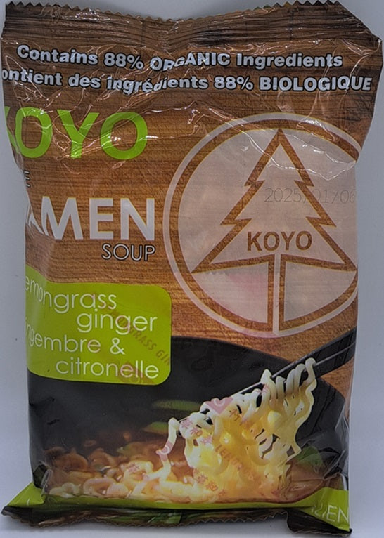 Koyo Ramen Lemongrass Ginger Ramen Soup 60g