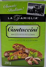 Load image into Gallery viewer, La Famiglia Cantuccini Biscuits - Pistachio 250g
