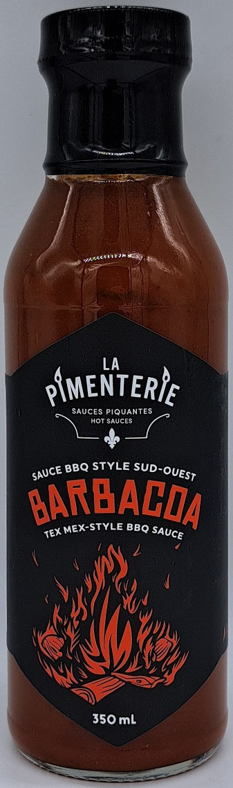 La Pimenterie Barbacoa Style BBQ Sauce 350ml