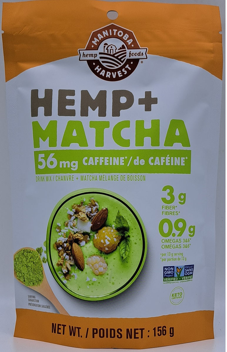 Manitoba Harvest Hemp+ Matcha drink mix 156g