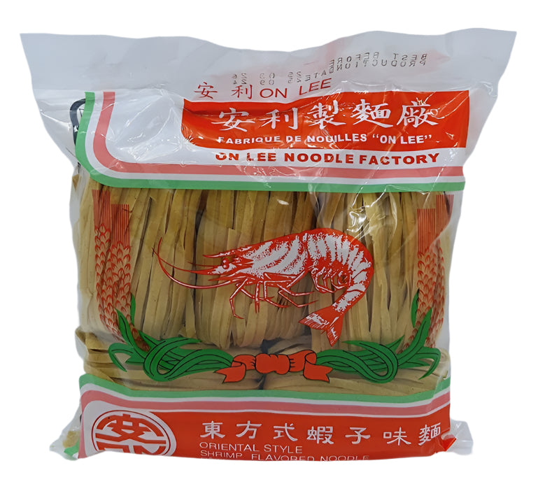 On Lee Noodle Factory Oriental Style Shrimp Flavoured Noodles 400g