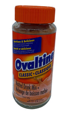 Load image into Gallery viewer, Jar of Ovaltine Classic malted drink mix with orange lid on a white background
