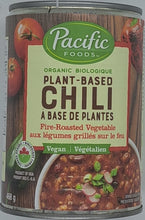 Load image into Gallery viewer, Pacific Foods Organic Plant-based Chilli - Fire Roasted Veg 468g
