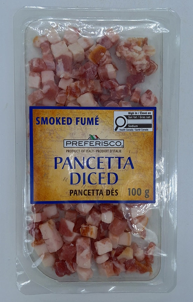 Preferisco Pancetta Diced 100g