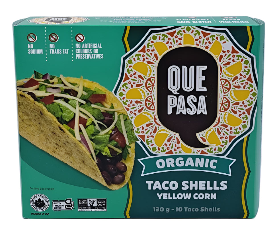Que Pasa Organic Taco Shells 130g